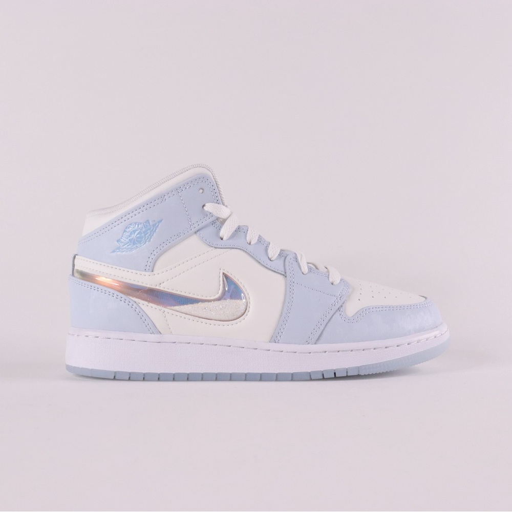 AIR JORDAN 1 MID SE GLITTER GS (SEE SIZE CONVERSION IN DESCRIPTION)